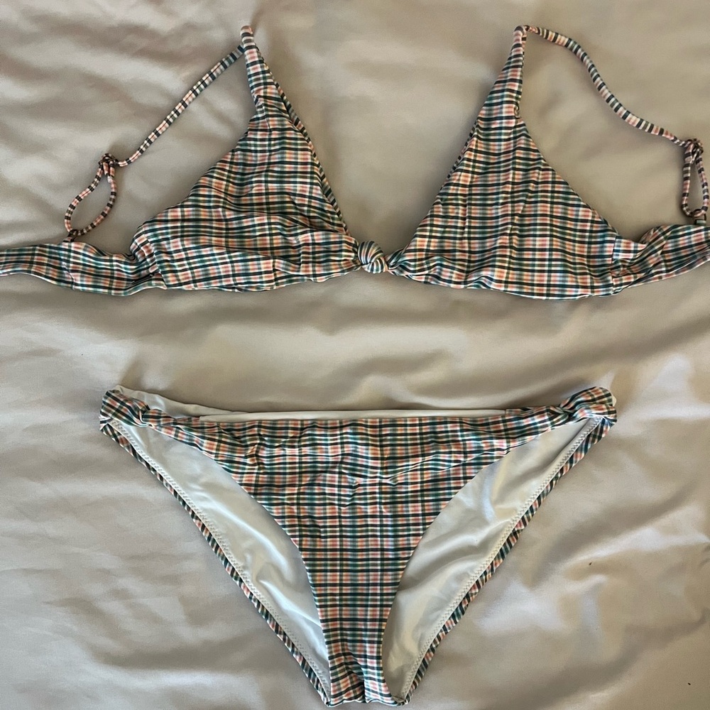 O’Neil plaid bikini